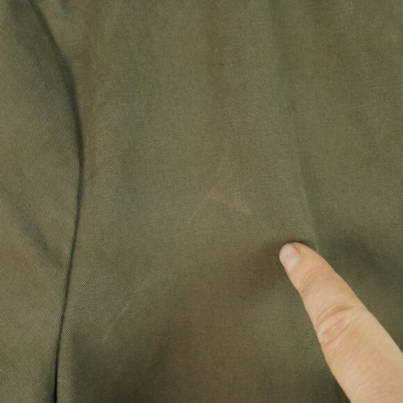 Shades of Grey Small Jumpsuit Utility Coveralls Olive Drab Minimal Modern Cotton - Picture 2 of 11